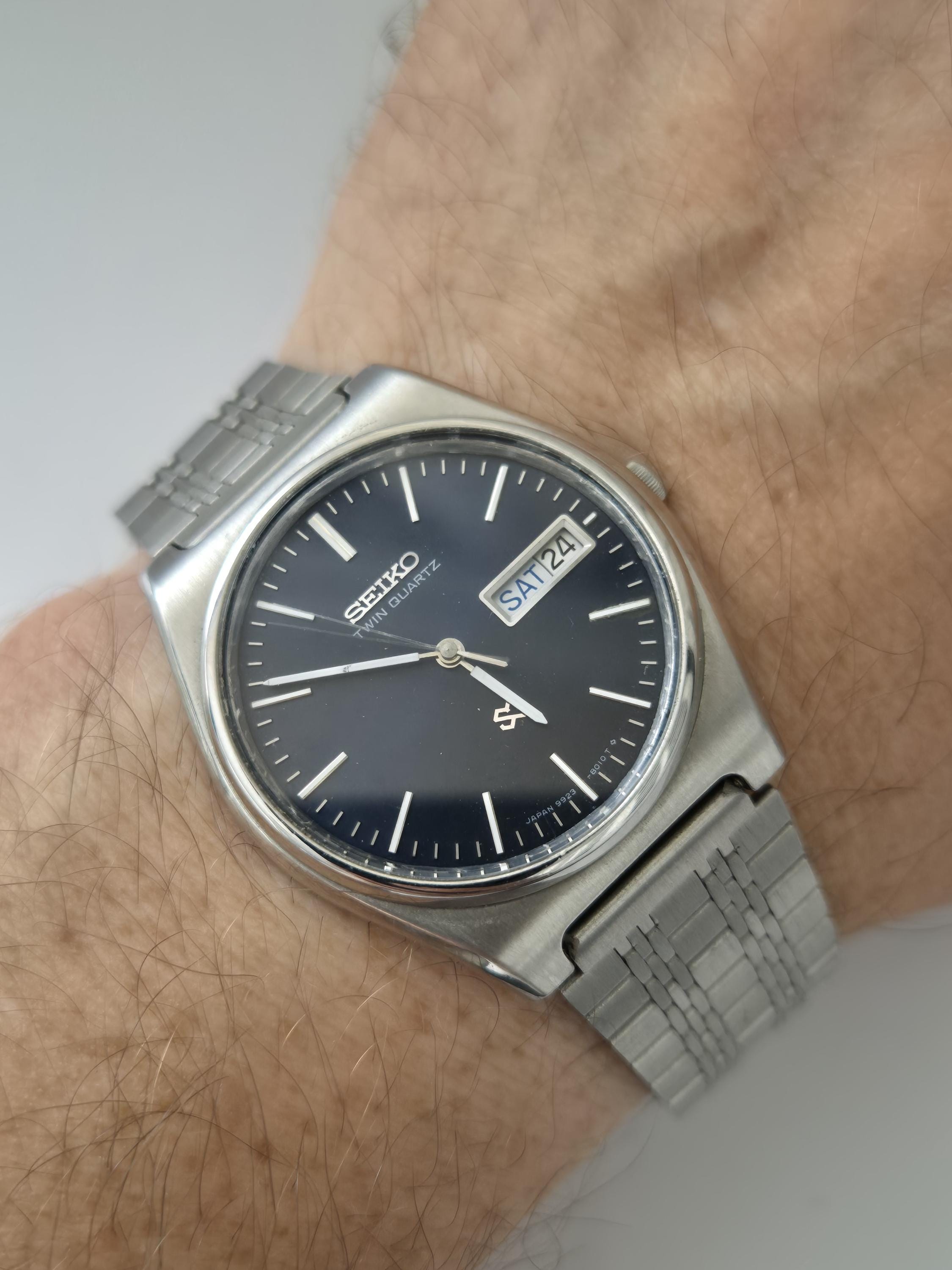 Rare Vintage Seiko King Seiko Twin Quartz 9923-801A 1970s