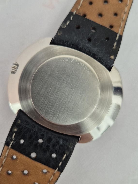 Montre Certina Revelation Automatique Vintage - Cadran Bleu - Acier - Années 70