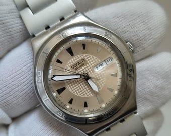 Vintage Swatch Irony Salmon Dial, Quartz Watch AG 2006,Collection Swiss Wristwatches
