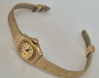 Vintage Wittnauer 10K GF Dainty Gold Art Deco Style Watch Vintage Wittnauer 10K GF Dainty Gold Art Deco Style Watch - Etsy main image 3