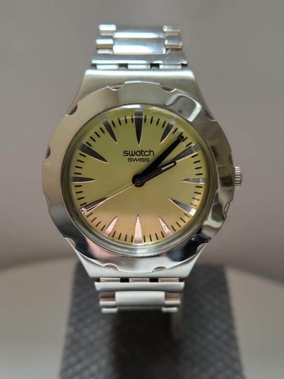 Swatch Irony YGS119G Green Sin Watch Vintage 2004 all Original good Condition unisex gift for Fathers gift for Mothers birthday Gift Watch Etsy Canada
