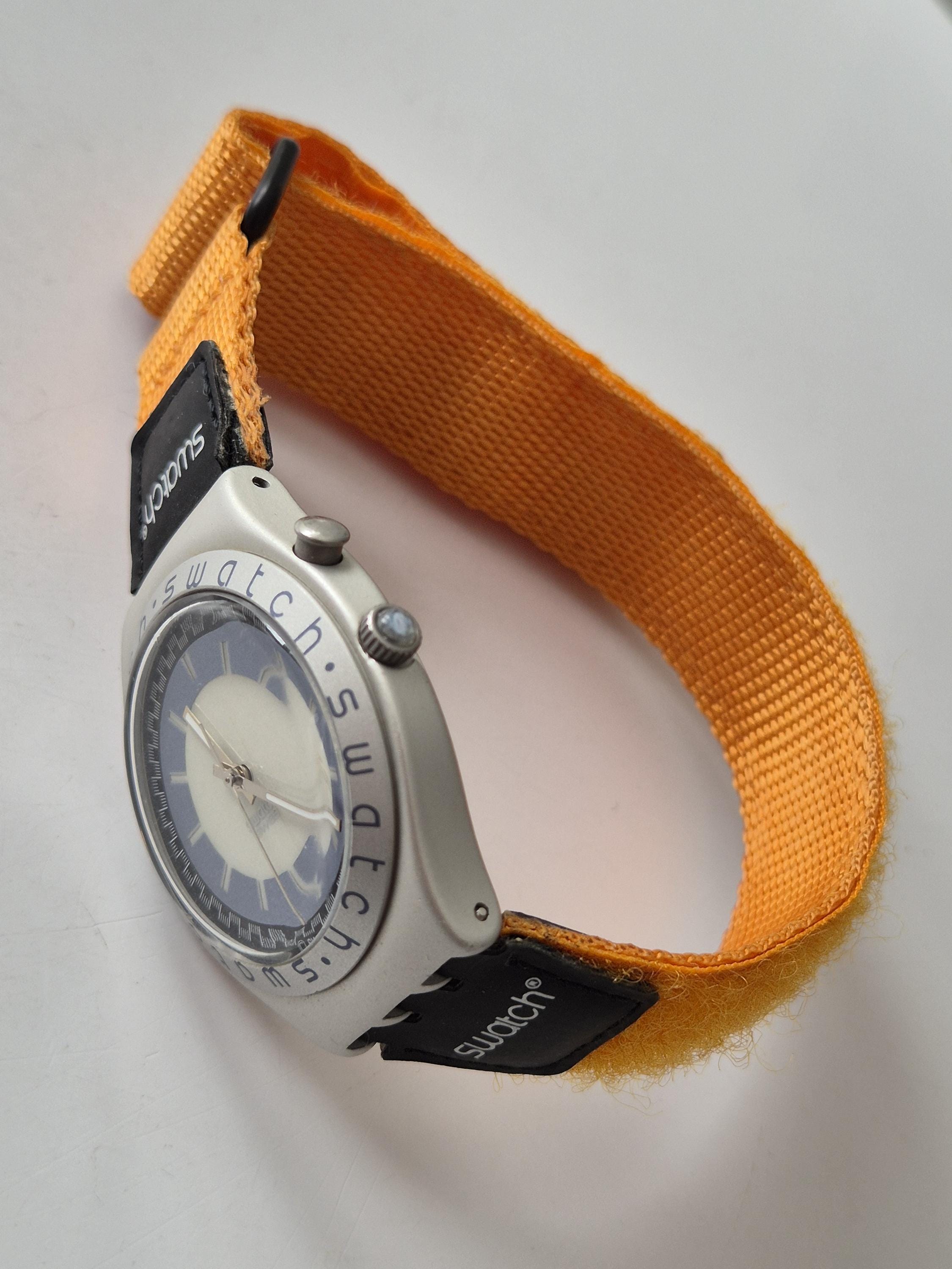 Vintage Swatch Irony ZEBAH YGS9000 – Swiss Made Big Loomi Watch 