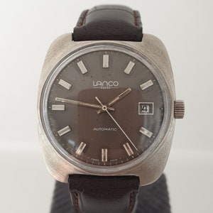 Great Lanco Automatic Wristwatch, Vintage Collection Swiss Watches,Elegant Minimalist Dress Timepiece