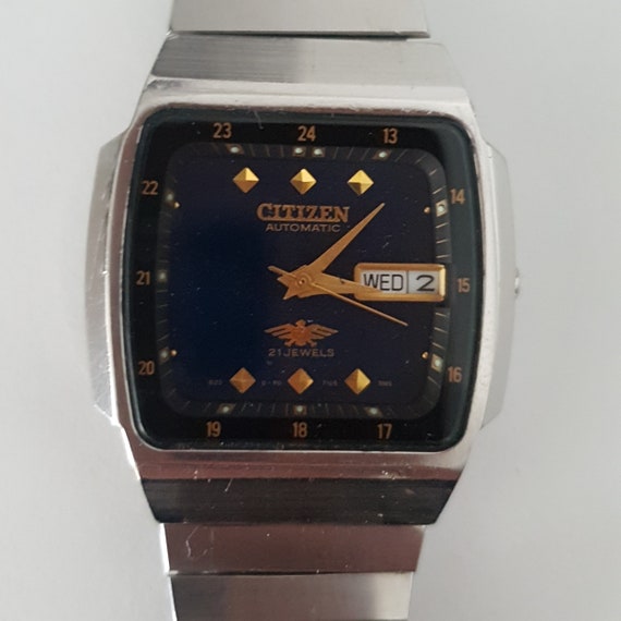 Citizen Eagle 7 Automatic Watch, Rectangular Tank… - image 7