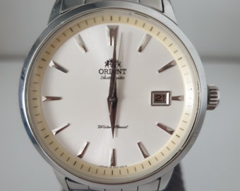 Vintage Orient Symphony Automatic Dress Watch, Steel Caseback, Japan Made