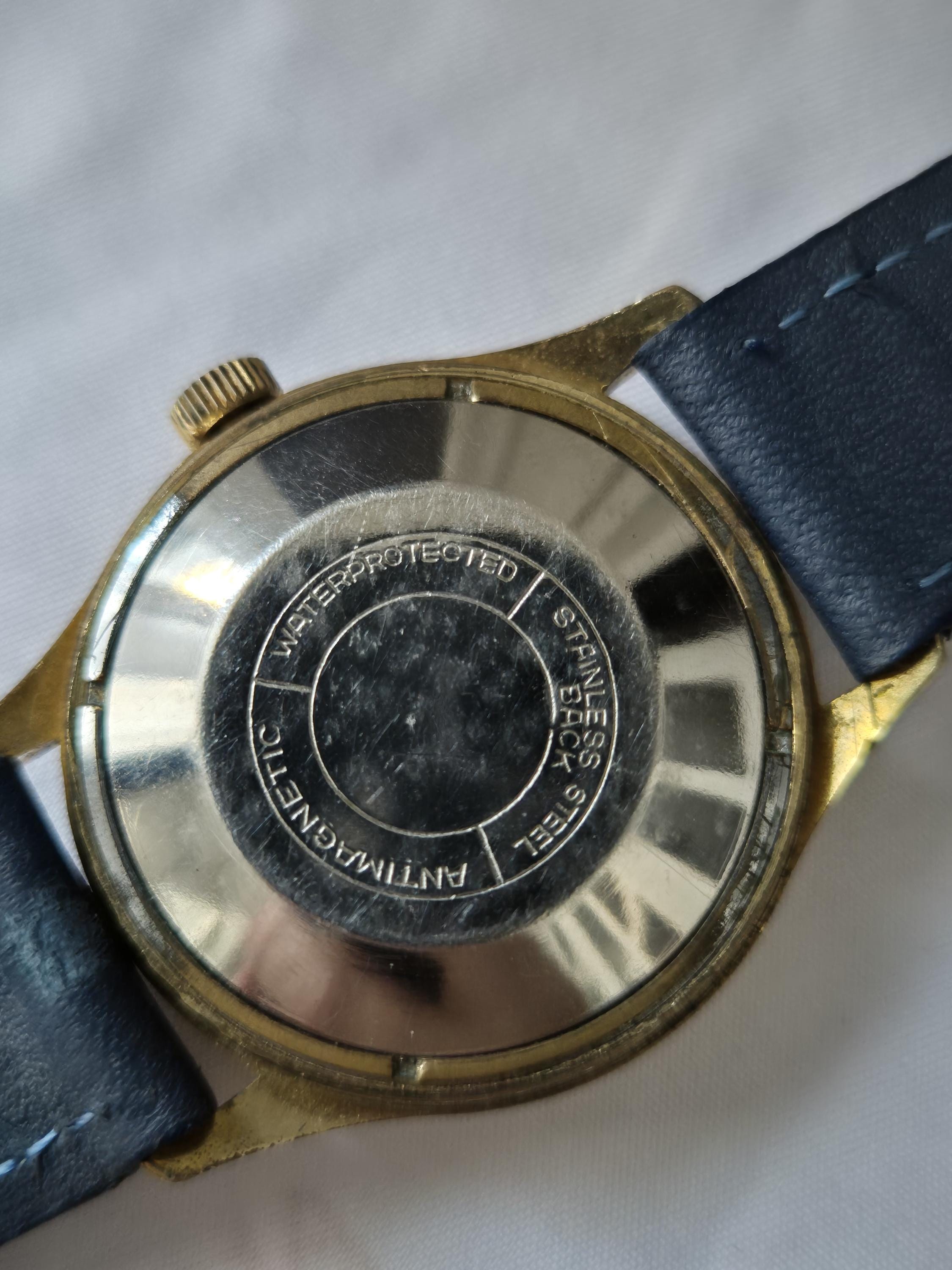 Orfa Automatic Watch, 1960s Swiss Made, Gold Plated Case