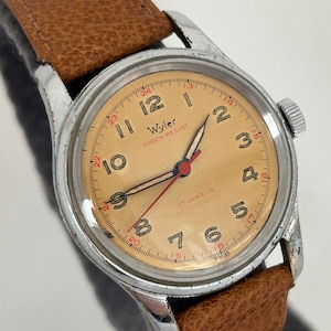 Fantastic Wyler 17 Jewels Hand Winding Vintage 1960&#39;s Collection Swiss Made ,Minimalist Elegant Dress Watch