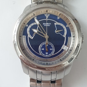 Swatch Watch Vintage Swiss  Made Watch  YRS400G ,Size 41 Mm,Unisex Watch,Valentine&#39;s Gift,Gift For Him,NOS Condition
