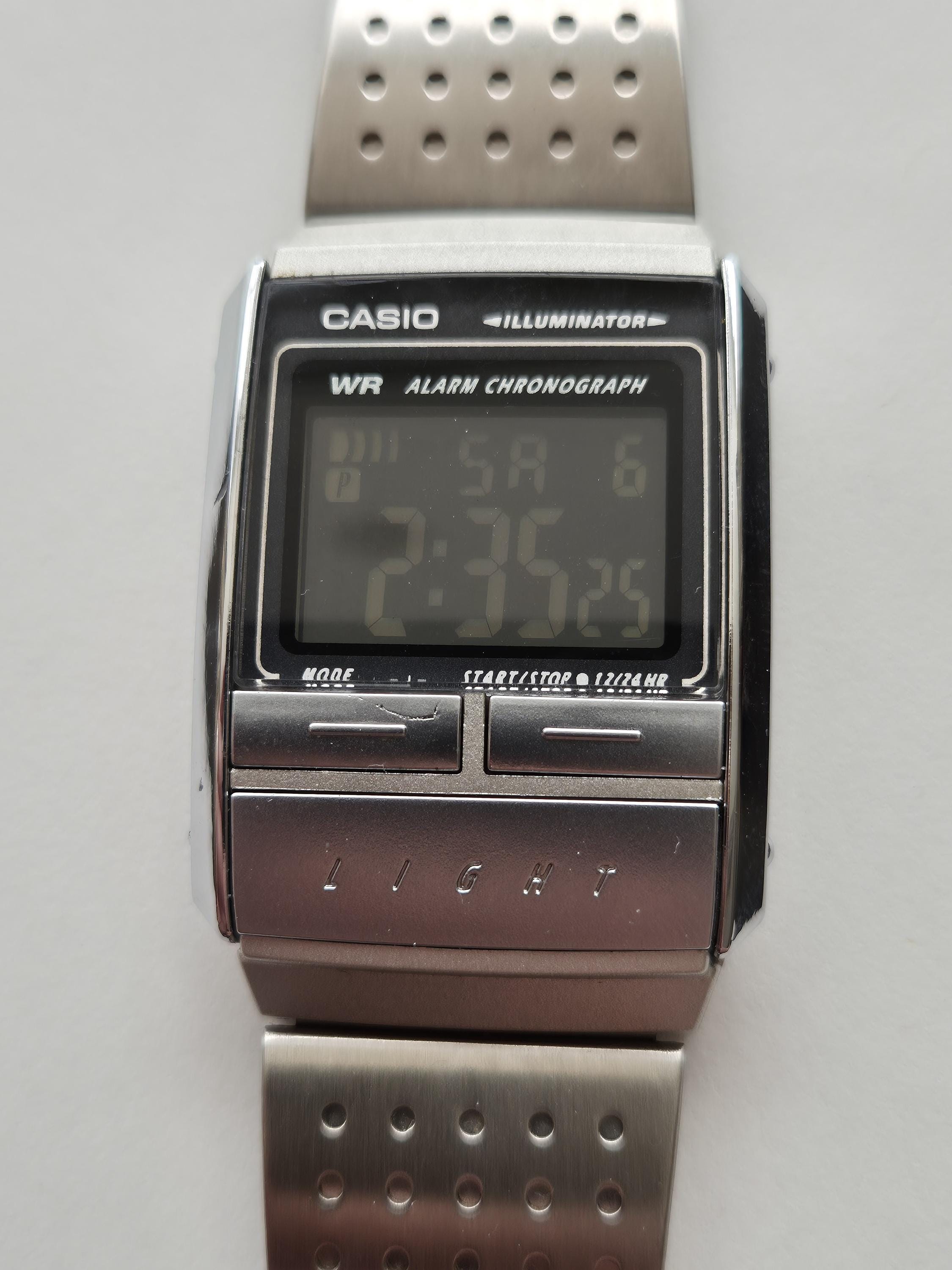Rare Vintage Casio A 200 Digital LCD Watch, Japan Modul-1604, NOS