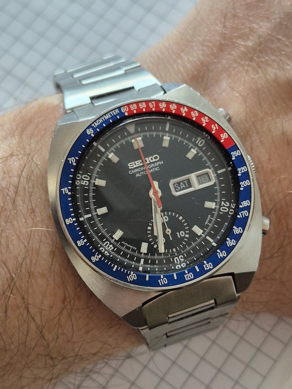 Seiko cronografo automatico años 70 sale