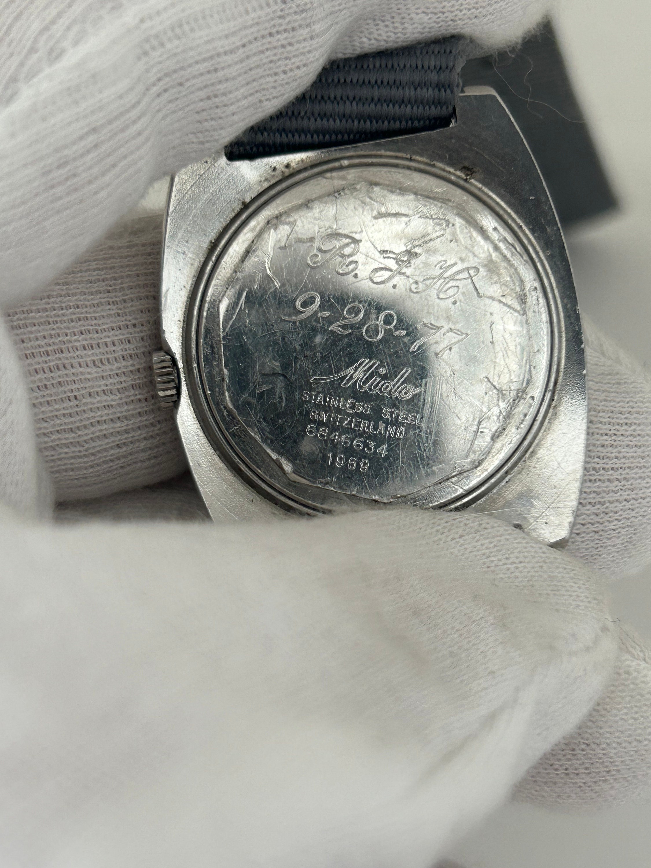 Mido Multi Star Automatic Vintage Watch 1970s , Case 39 Mm,swiss