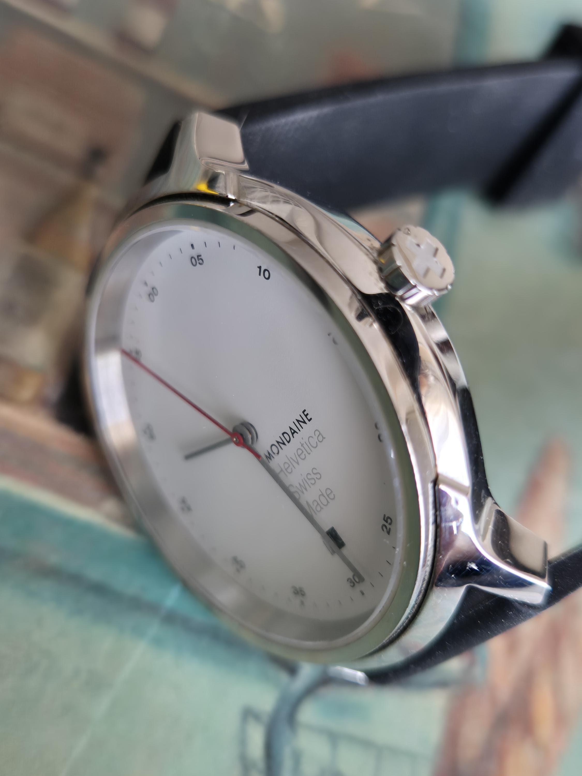 Mondaine Helvetica Quartz Watch, Swiss Made, 40mm, New Band - Etsy