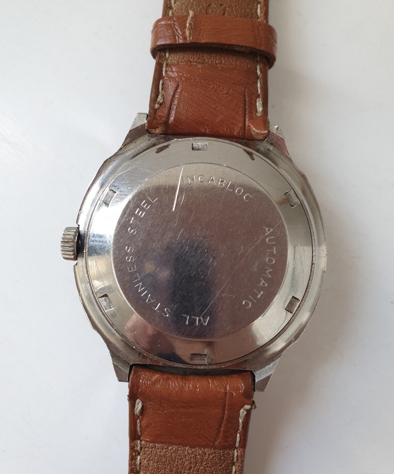 Montre Bracelet Tropic Sport Vintage - Bleu Foncé - 20mm - Années 60-70 - Swiss Made