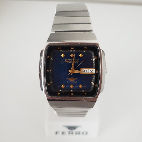 Citizen Eagle 7 Automatic Watch, Rectangular Tank… - image 4