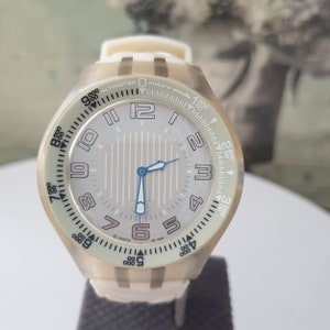 Rare Swatch Fun Boarder Snowy Sky SnowPass & Altimeter Watch SULK100, Collection Watch