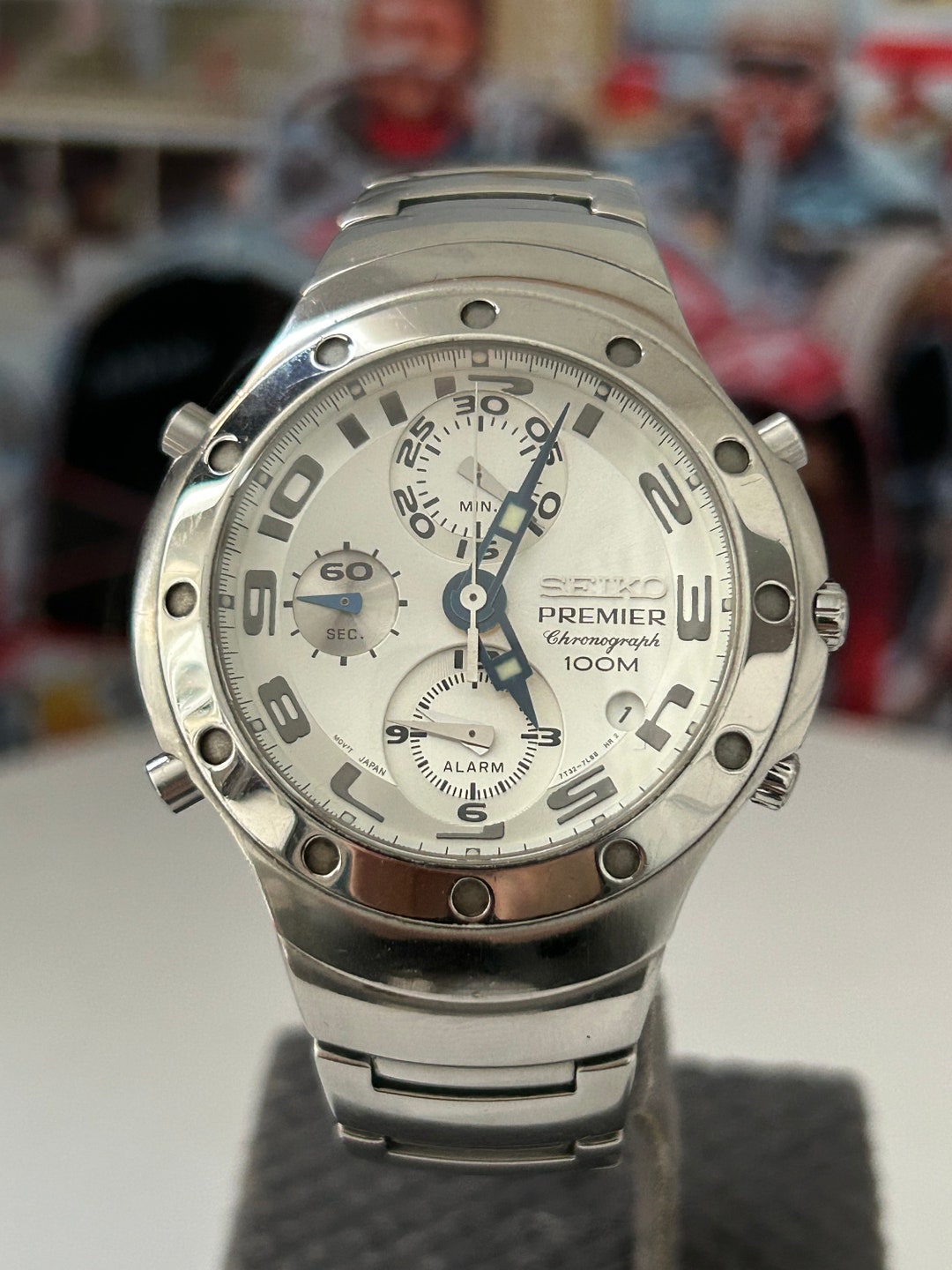 Seiko premier shop chronograph 100m