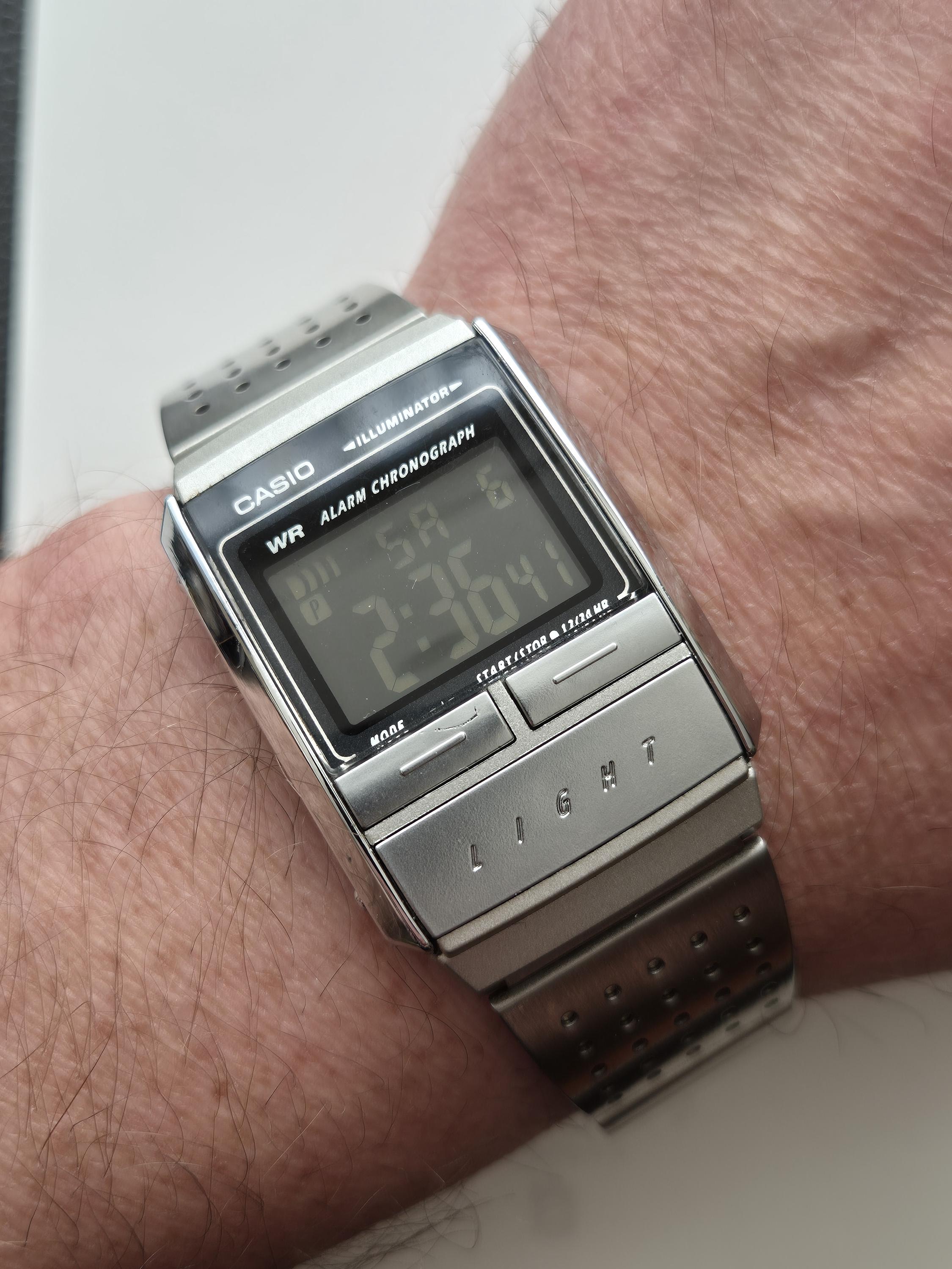 Rare Vintage Casio A 200 Digital LCD Watch, Japan Modul-1604, NOS