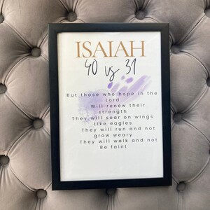 Bible Verse DIGITAL Wall Art,  Christian Wall Decor, Custom, Scripture