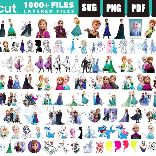 Elsa svg, Frozen elsa svg for cricut, frozen svg, Elsa png, Instant Download, Layeref Files