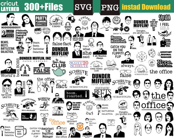 The Office Svg Bundle, michael scott svg, dunder mifflin svg, The Office  Clipart, The Office, Tv Show Svg