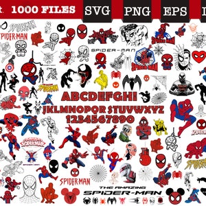 1000+ spiderman svg, spiderman png, Baby Spiderman svg,  spider man svg, spiderman svg for cricut, miles morales svg, Layered Files