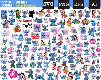 Può includere: Una collezione di 300 file digitali con varie illustrazioni di Stitch del film Disney Lilo & Stitch. Le immagini mostrano Stitch in diverse pose, con diverse espressioni e con diversi accessori. I file sono disponibili per il download immediato e possono essere utilizzati per progetti di artigianato, scrapbooking o altre attività creative.
