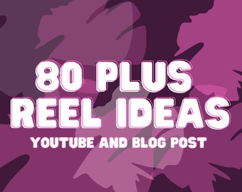 80+ Reel, Blog Post & YouTube Ideas for a Fashion Influencer | create viral reels / Tik Toks