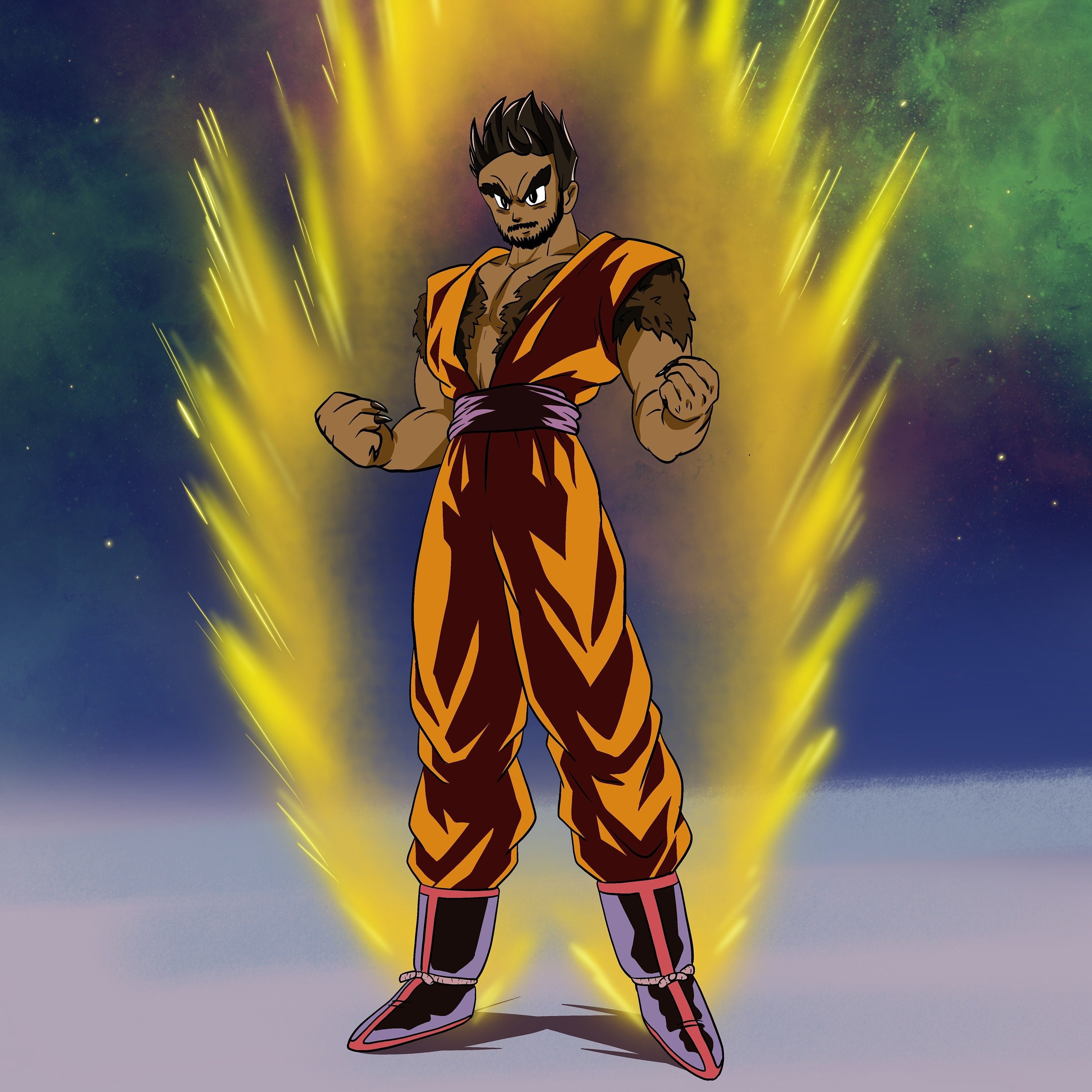 Dragon Ball Z Color Pencil Drawing - Etsy