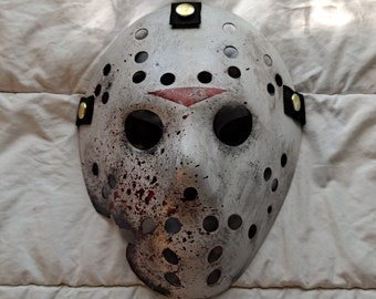 Vendredi 13 Jason Voorhees White Custom Thin Lightweight Mask