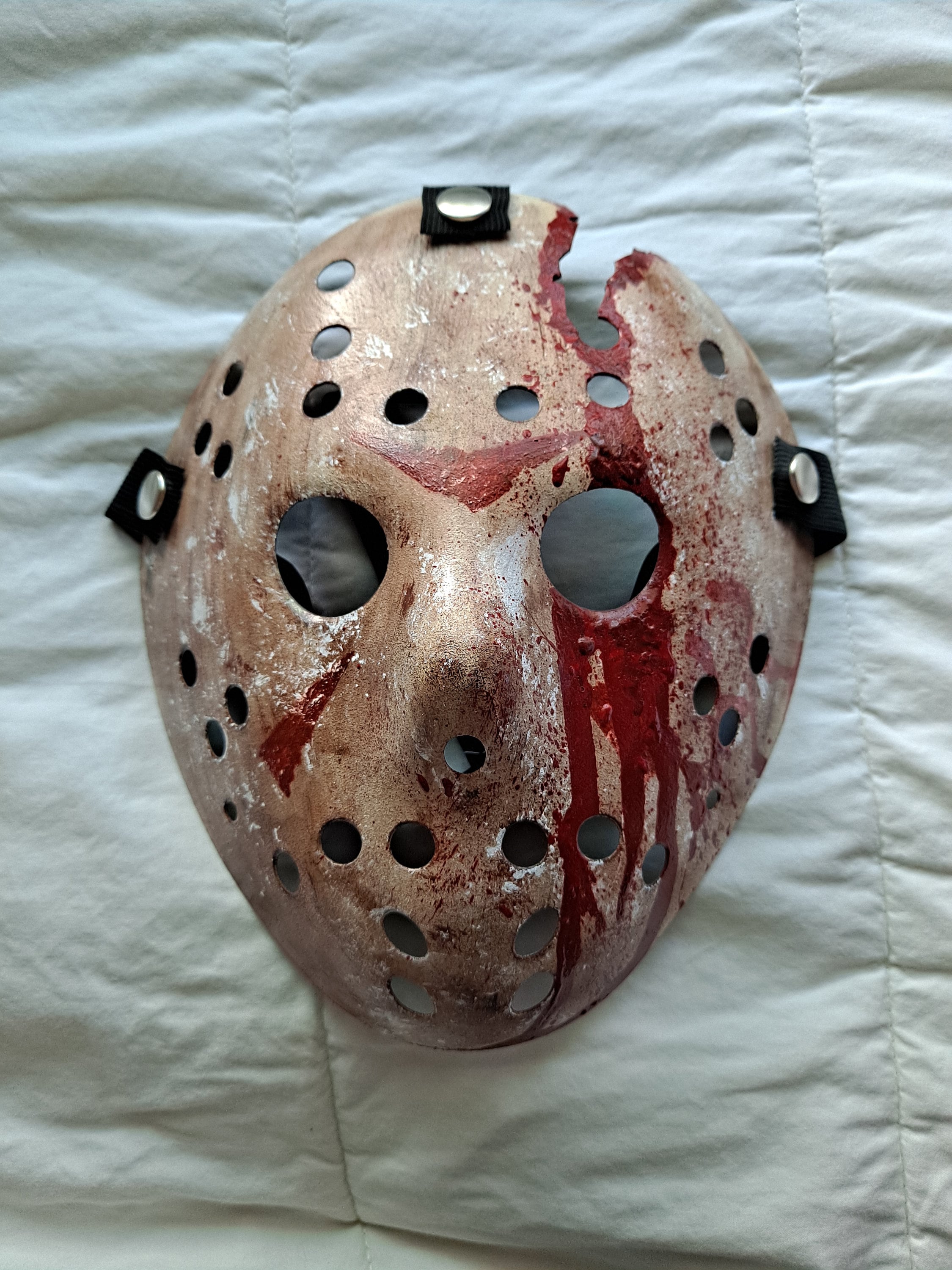 New 19 Cm X 14 Cm Cosplay Make Old Thicken Friday The 13th Jason Voorhees Hockey  Mask For Kids - Party Masks - AliExpress