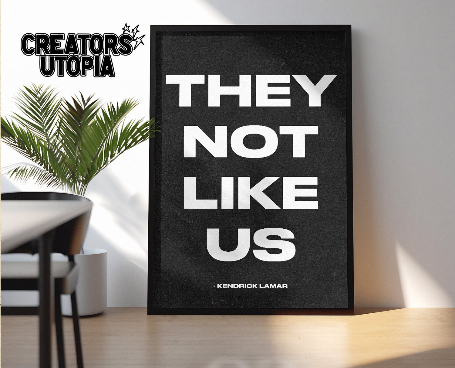 Kendrick Lamar Art Print, the Not Like Us Wall Art, Kendrick Vs Drake