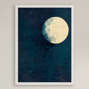 NASA Mid Century Modern Print, NASA Wall Art, Space wall art, NASA Poster
