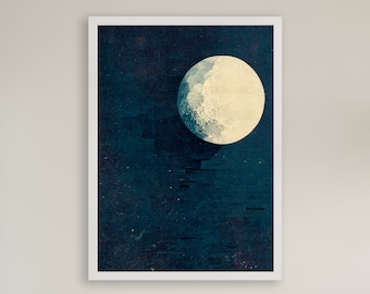 NASA Mid Century Modern Print, NASA Wall Art, Space wall art, NASA Poster