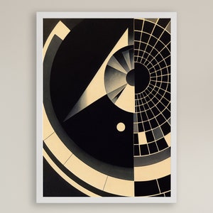 Space Art - Mid Century Modern, Abstract Space Art, Science Art