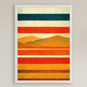 Mid Century Modern Art, Abstract Art