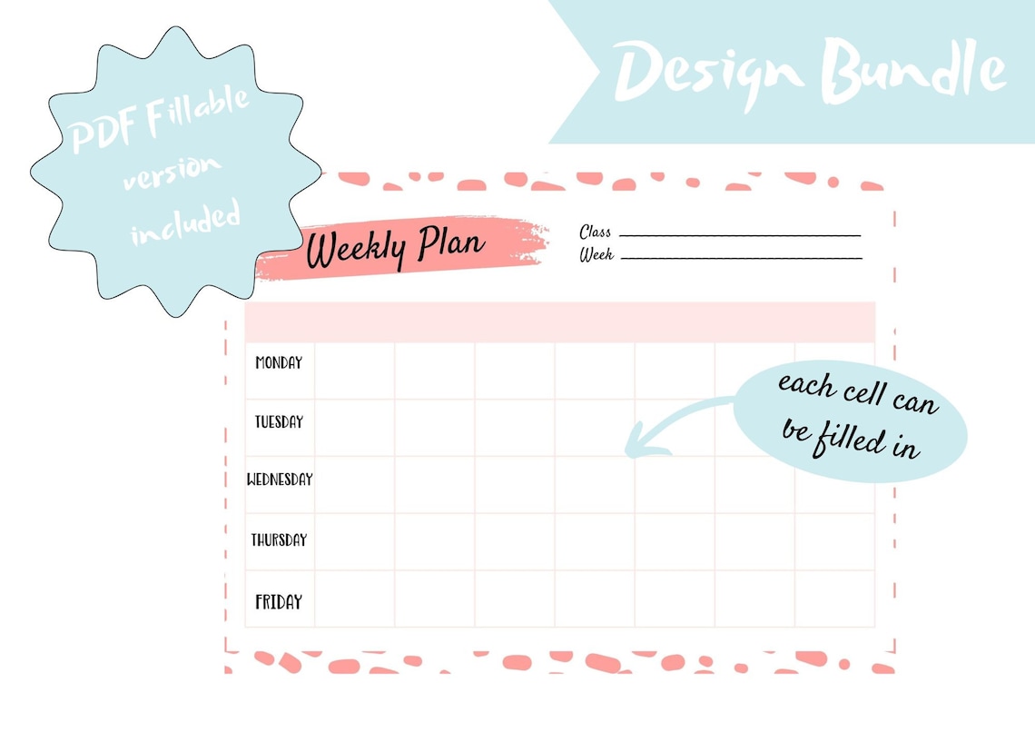 Lesson Plan Template Lesson Planner Weekly Plan Template Teacher ...