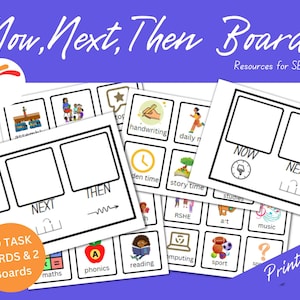 Now and Next Boards, Next, Now and Then, Visual Timetable, SEND, Classroom resources, Teaching resources