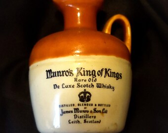 King of Kings Munro's Very Old Whisky Circa 1960s - Etsy