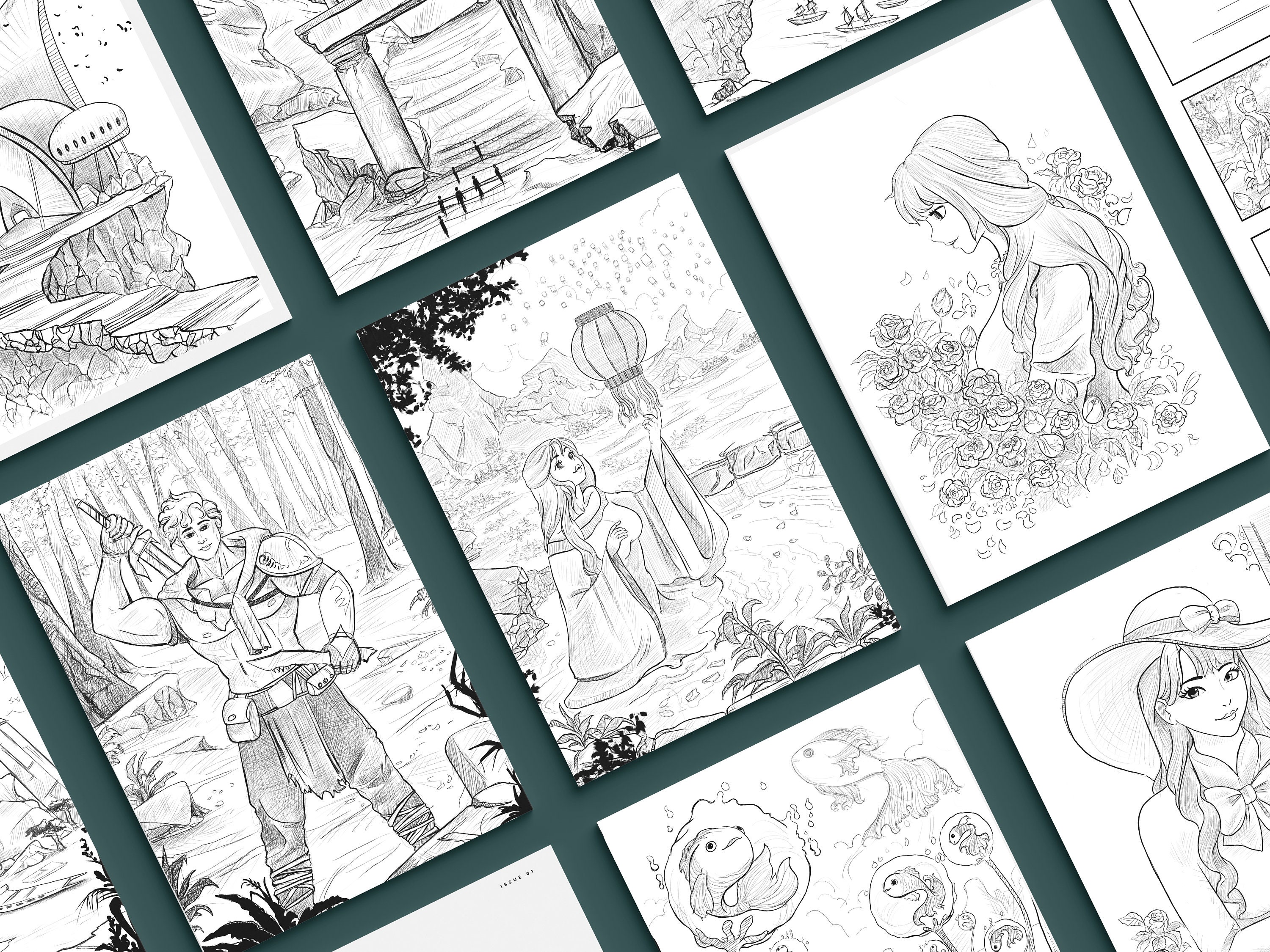 Creative Coloring Pdf Get Creative With 10 Coloring Pages Download, Coloring Pages Printable ...