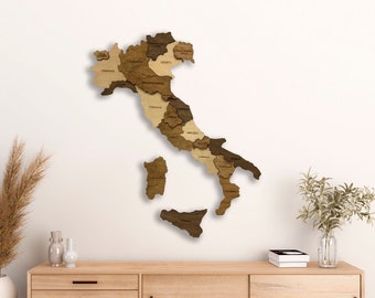 Italien Holz Wandbild, Hölzern Wandbild: Hölzerne Wanddekoration