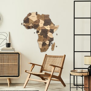 Wooden Africa Map Wall Art Wood South Africa Map Travel Map Push Pin Map Wall Decor Home Decor Anniversary Gift Birthday Gift Husband Gift