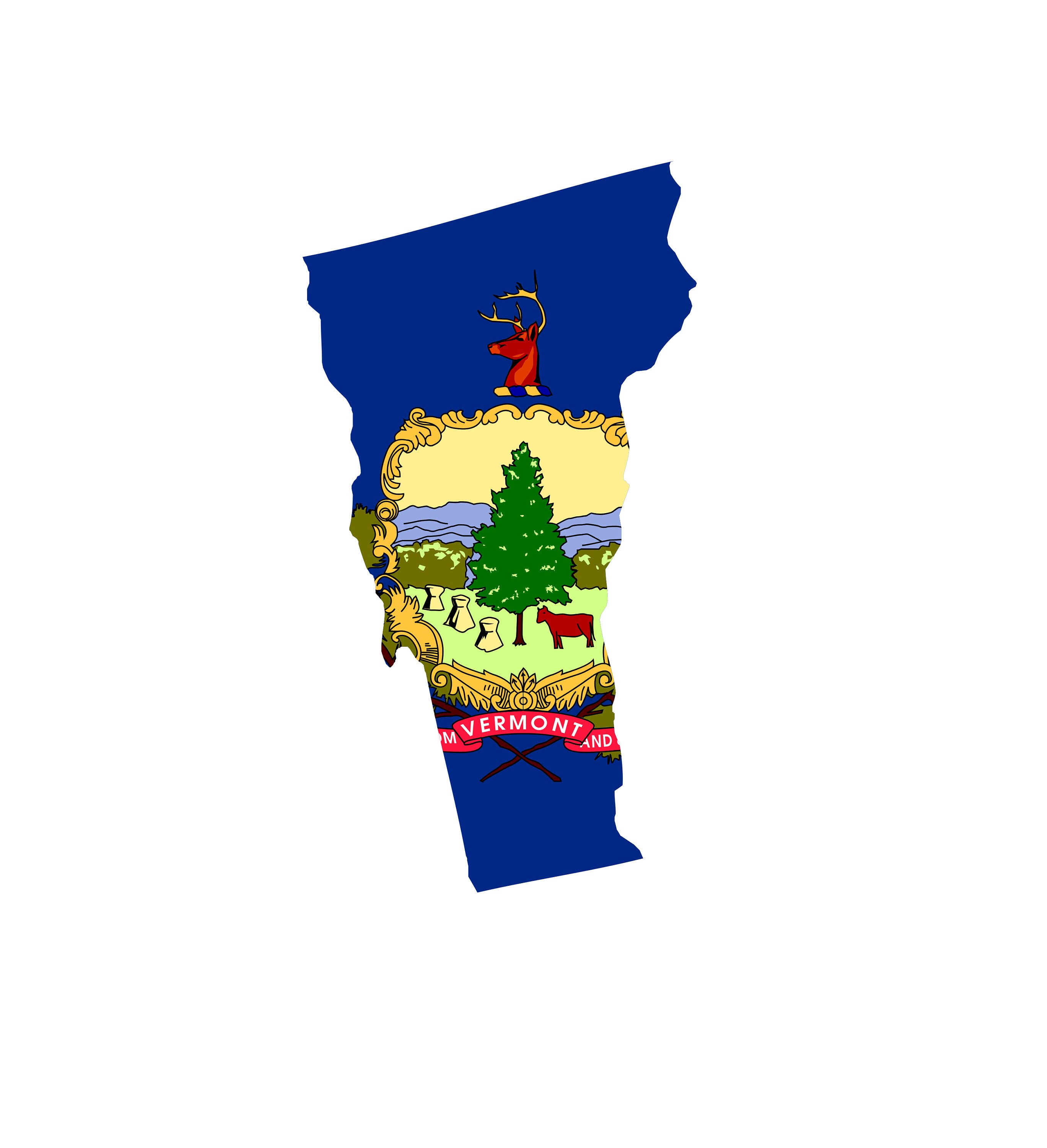 Vermont Karte Svg Vermont Flagge Svg Usa Flagge Usa Flagge Etsy.de