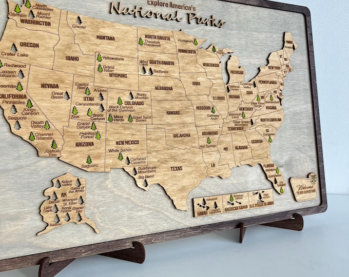 National Parks map