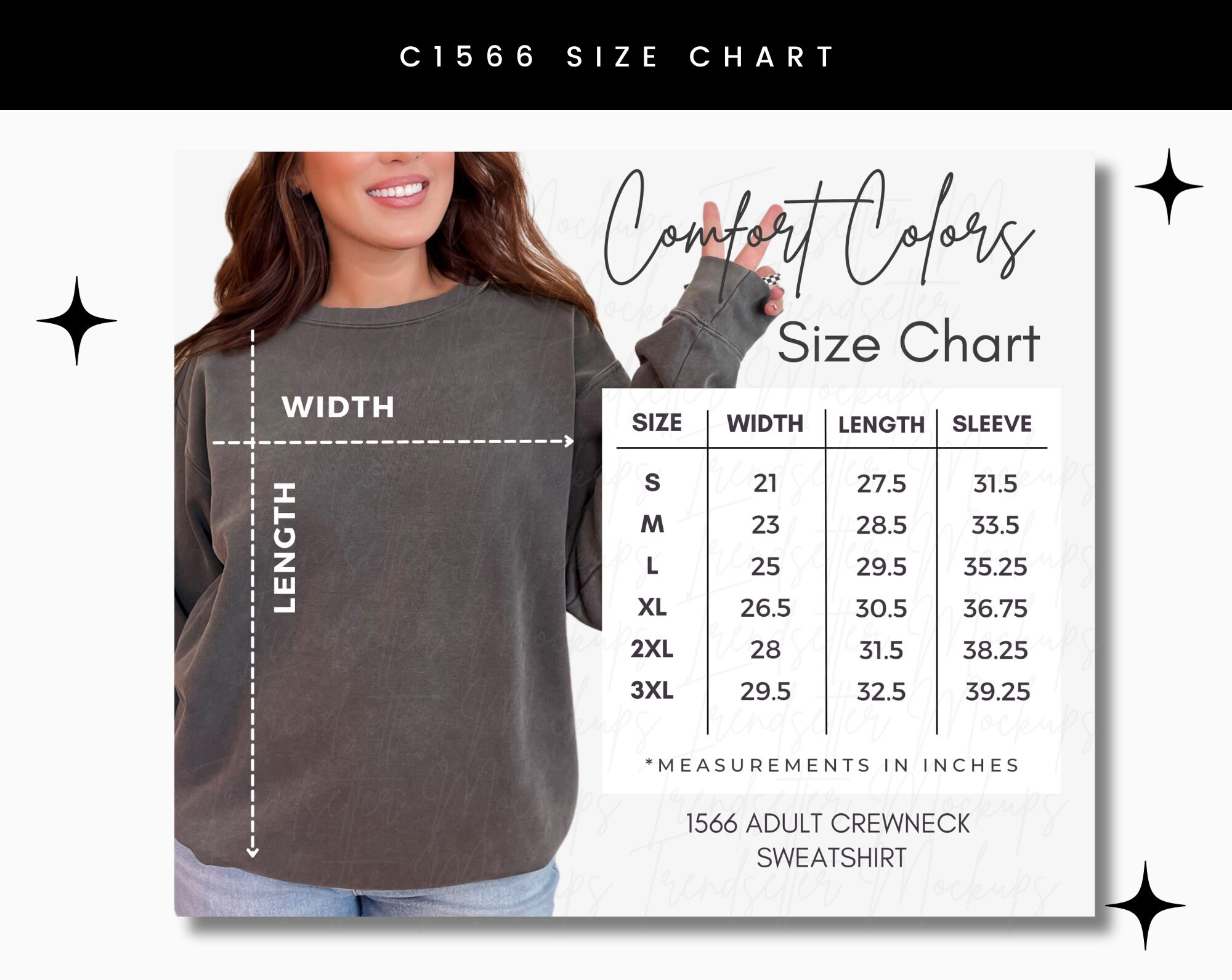 Comfort colors crewneck sweatshirt cheap sizing