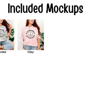 Color Blast 1745 Mockup Bundle, CC1745 Tie Dye T-Shirts, Real Person Model image 3