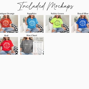 Gildan 5000 T-Shirt Mockup Bundle, G5000 Lifestyle Mocks, Real Model image 5
