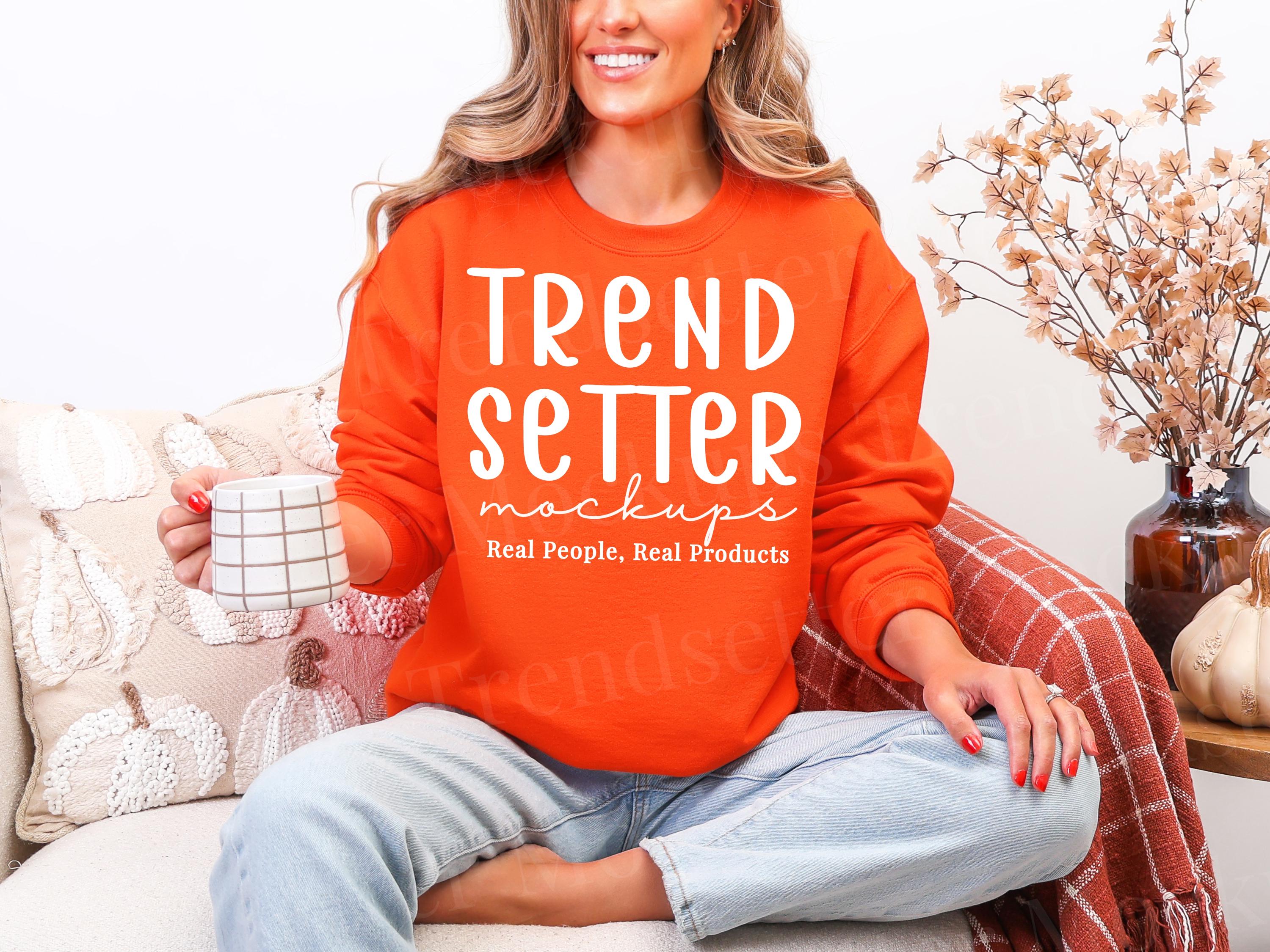 Gildan Fleece Crewneck Sweatshirt - Style G18000 Comfort Fit In Multiple Colors And Sizes