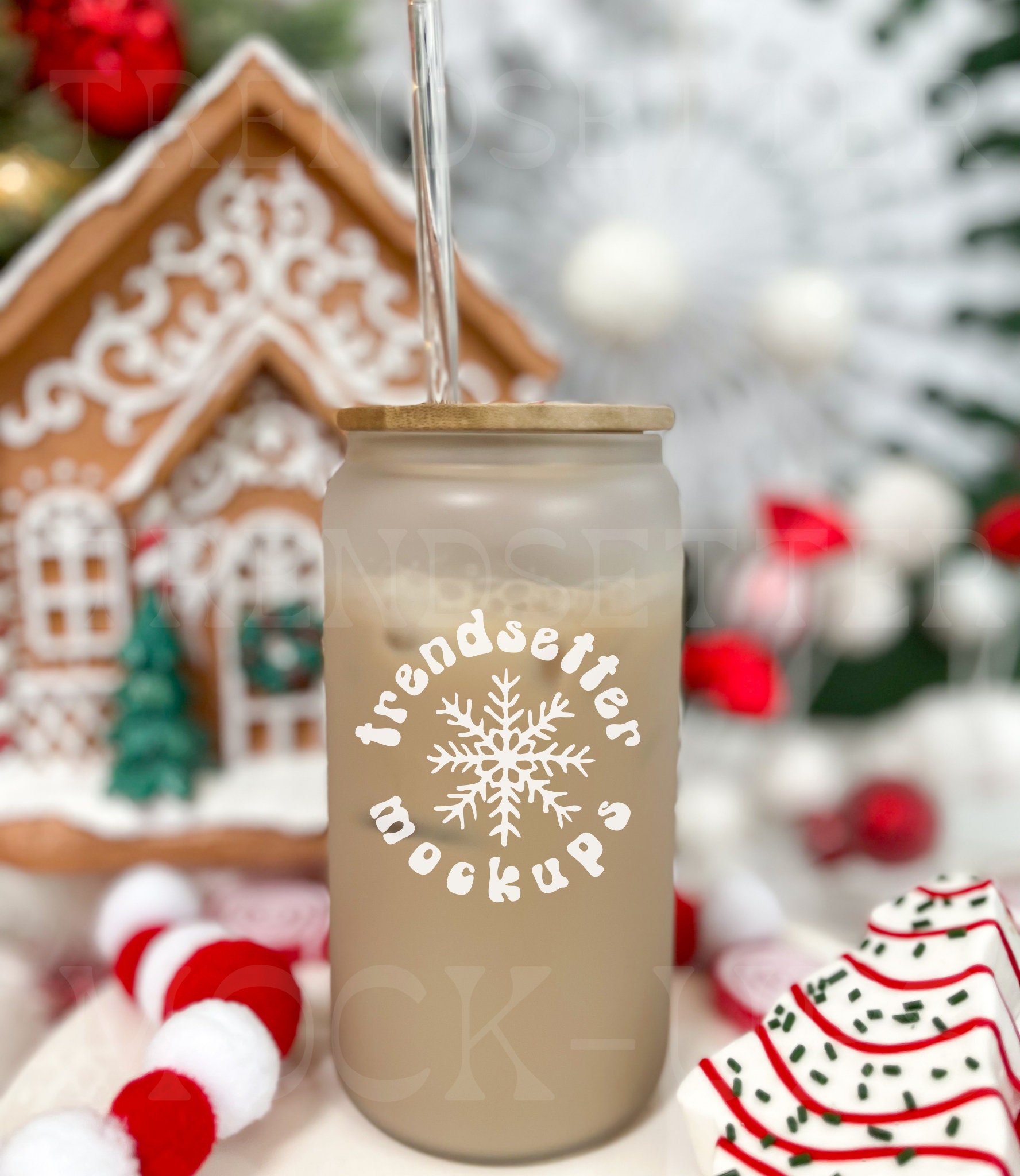 Slay the Holiday's Christmas Glass Cup, 16oz Beer Can Glass, Christmas –  Bodhi Life Design