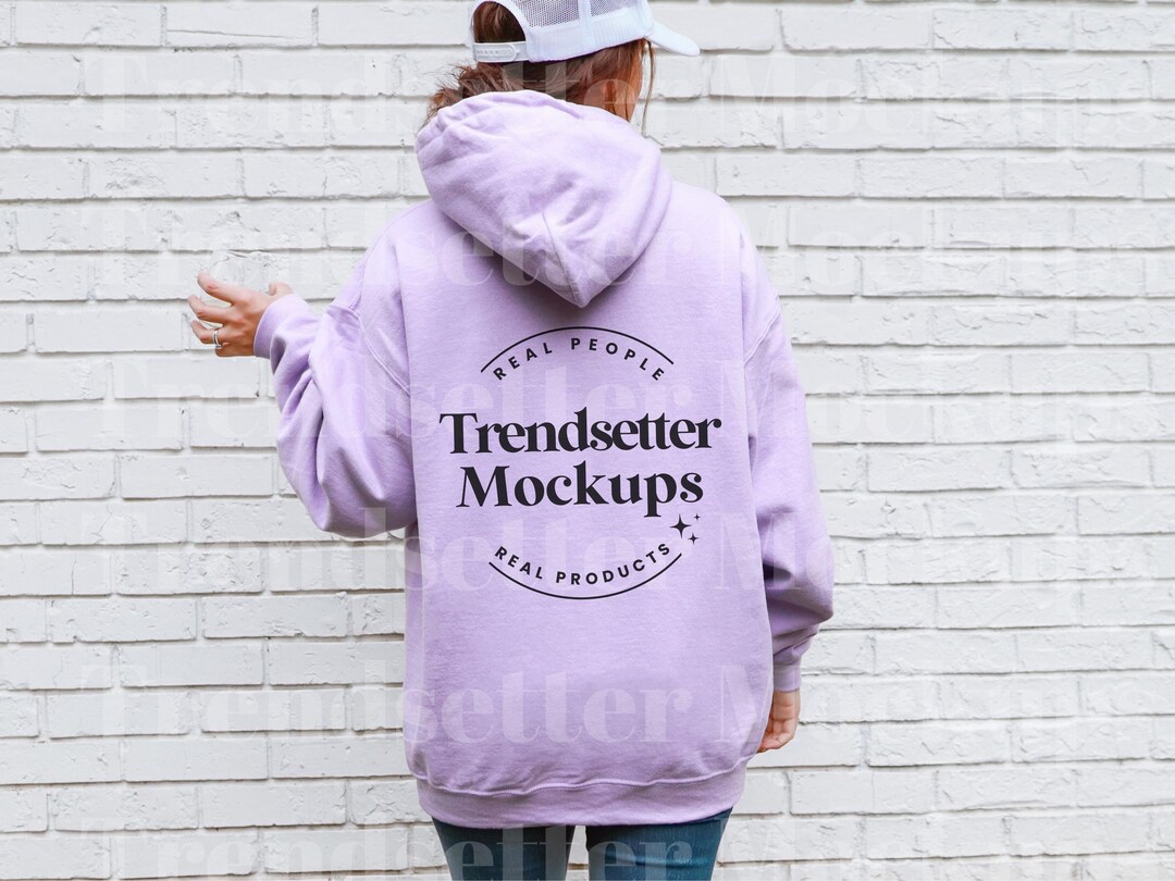 Gildan Men's Fleece Hoodie Sweatshirt - Classic Fit With Front Pocket, Style G18500 Purple - View #5