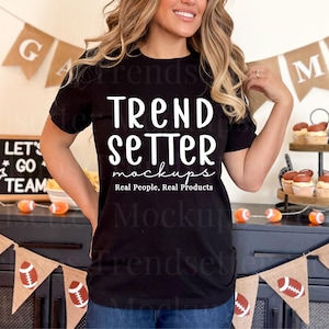 Maqueta negra de la Bella Canvas 3001, BC3001 Fútbol de otoño, Modelo de persona real